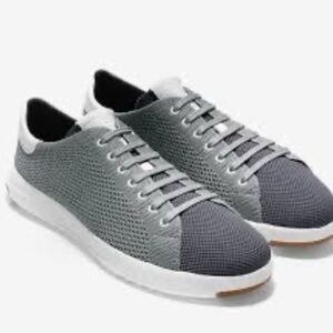 Mens Cole Haan Grand Pro Gray Stitchlite Knit Tennis Shoes Sneakers Size 12 M‎